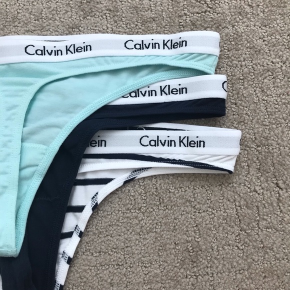 Calvin Klein Thongs 3 Pack NWT - Picture 2 of 3